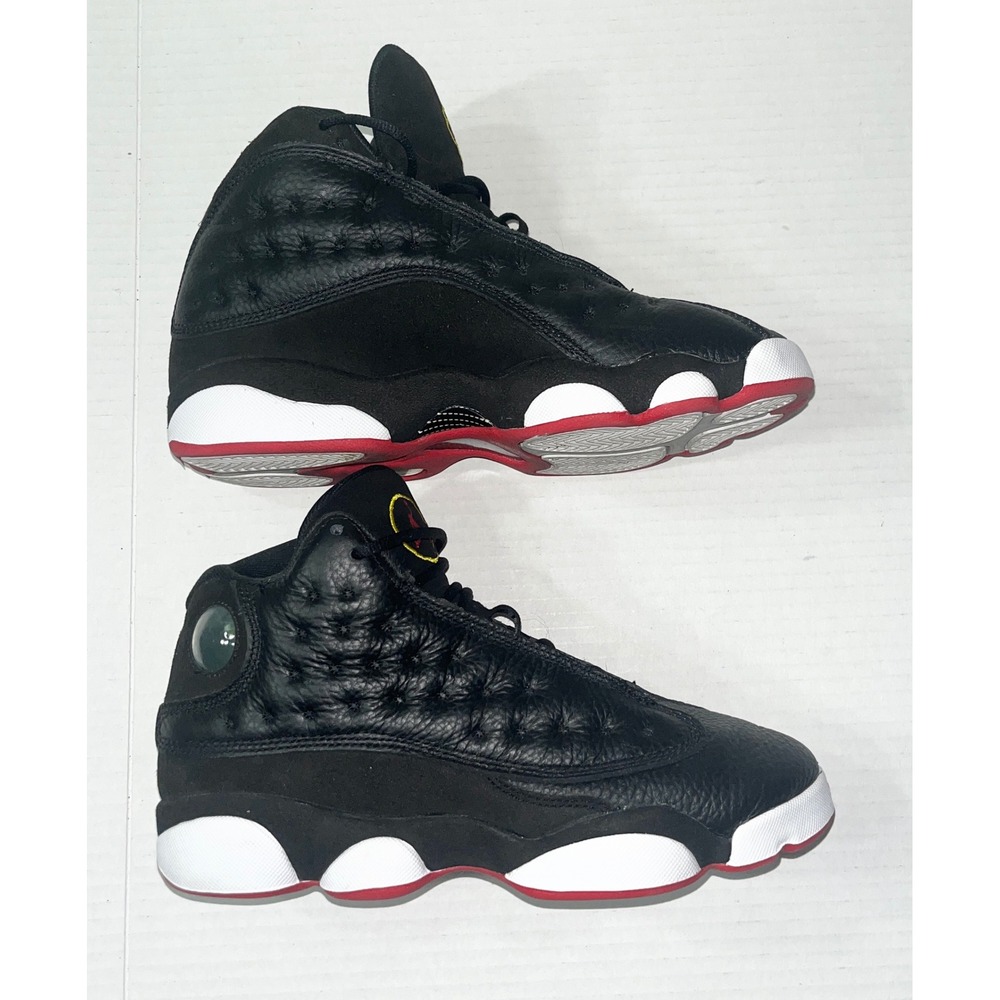 Air Jordan 13 Playoffs Sneakers Kids 6Y Black Red White DJ3003-062 Retro 2023